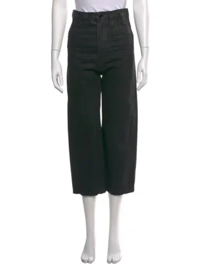 Pre-owned Tibi Wide Leg Pants In Green