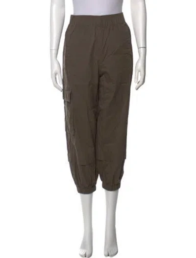 Pre-owned Tibi Wide Leg Pants In Green