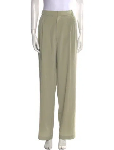 Pre-owned Tibi Wide Leg Pants In Green