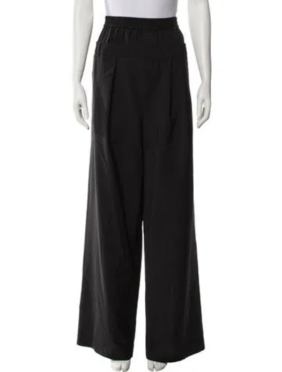 Pre-owned Tibi Wide Leg Pants In Green