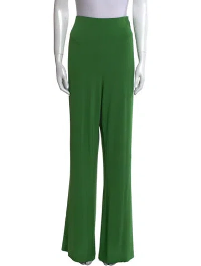 Pre-owned Tibi Wide Leg Pants In Green