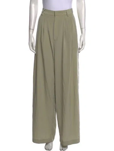 Pre-owned Tibi Wide Leg Pants In Green
