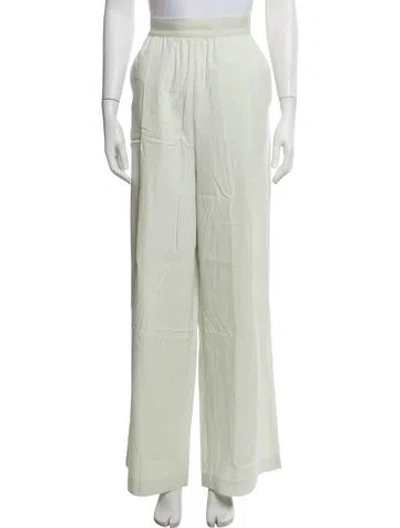 Pre-owned Tibi Wide Leg Pants In Green