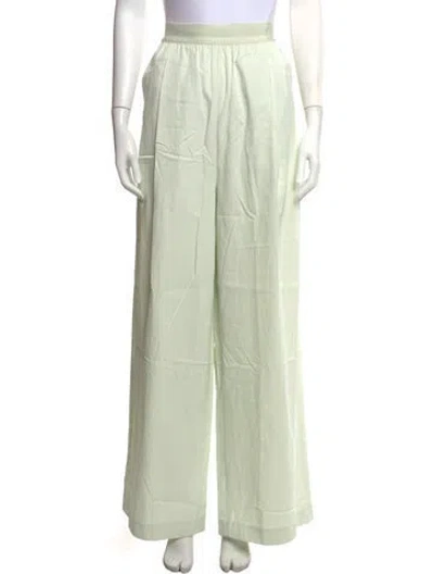 Pre-owned Tibi Wide Leg Pants In Green
