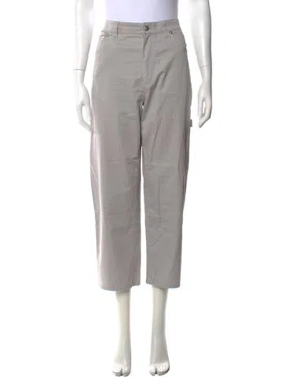 Pre-owned Tibi Wide Leg Pants In Grey