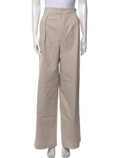 Pre-owned Tibi Wide Leg Pants In Grey
