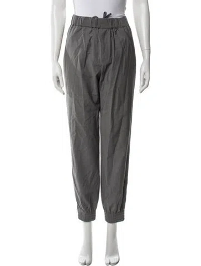 Pre-owned Tibi Wide Leg Pants In Grey