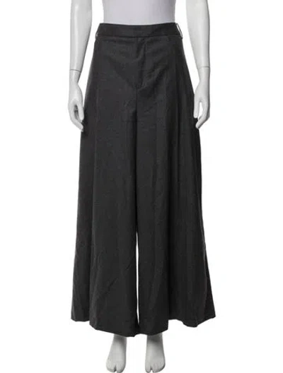 Pre-owned Tibi Wide Leg Pants In Grey