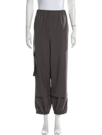 Pre-owned Tibi Wide Leg Pants In Grey