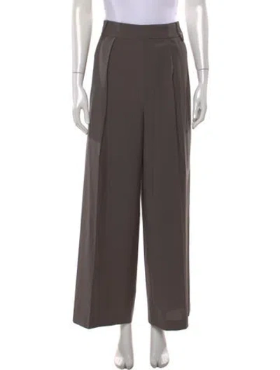 Pre-owned Tibi Wide Leg Pants In Grey