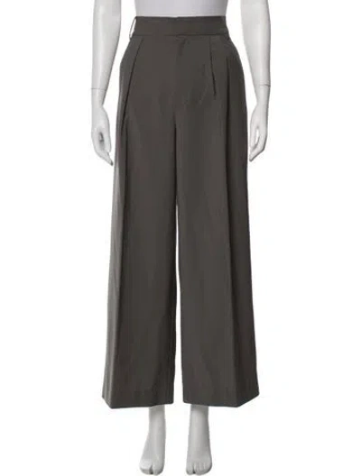 Pre-owned Tibi Wide Leg Pants In Grey