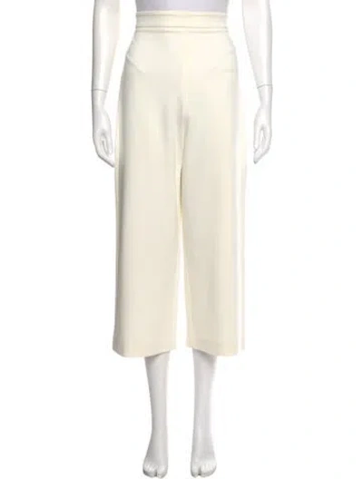 Pre-owned Tibi Wide Leg Pants In Neutral