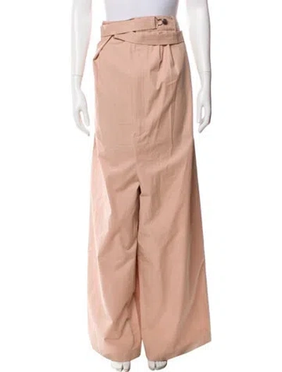 Pre-owned Tibi Wide Leg Pants In Neutral