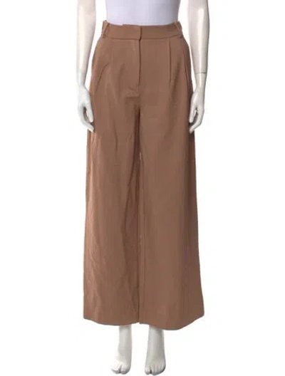 Pre-owned Tibi Wide Leg Pants In Neutral