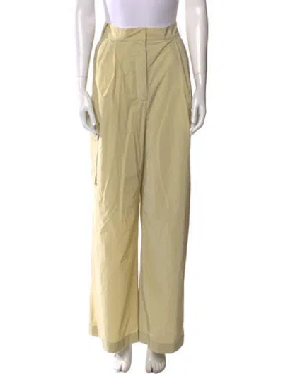 Pre-owned Tibi Wide Leg Pants In Neutral
