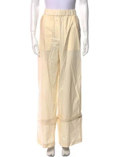Pre-owned Tibi Wide Leg Pants In Neutral