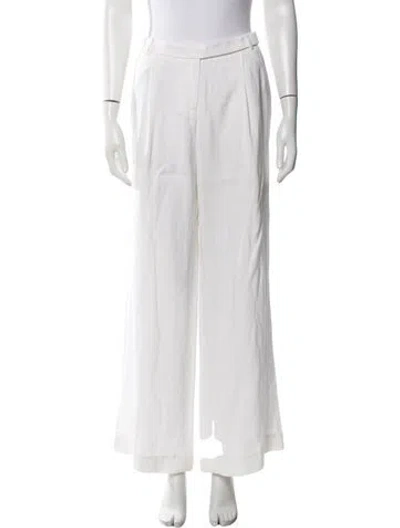 Pre-owned Tibi Wide Leg Pants In Neutral