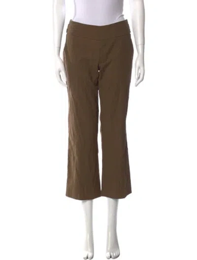 Pre-owned Tibi Wide Leg Pants In Neutral