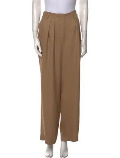 Pre-owned Tibi Wide Leg Pants In Neutral