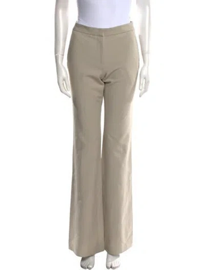 Pre-owned Tibi Wide Leg Pants In Neutral
