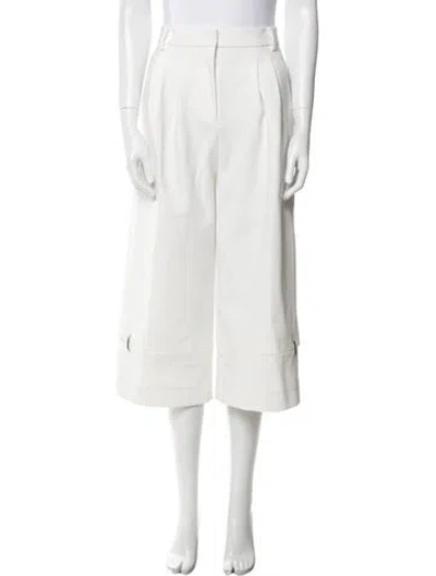 Pre-owned Tibi Wide Leg Pants In Neutral