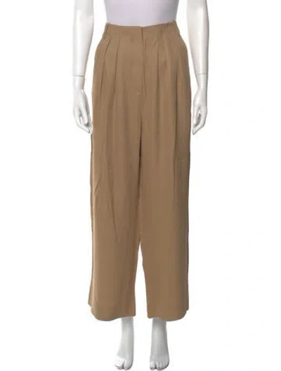 Pre-owned Tibi Wide Leg Pants In Neutral