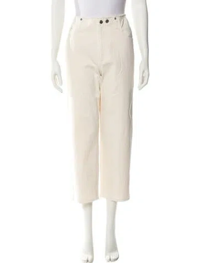 Pre-owned Tibi Wide Leg Pants In Neutral