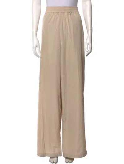 Pre-owned Tibi Wide Leg Pants In Neutral