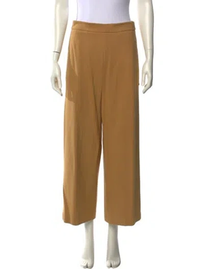 Pre-owned Tibi Wide Leg Pants In Neutral