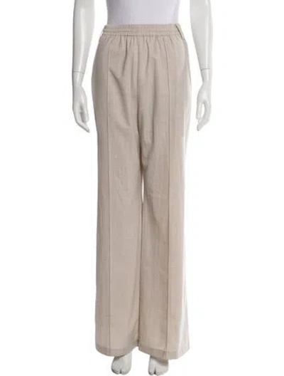 Pre-owned Tibi Wide Leg Pants In Neutral