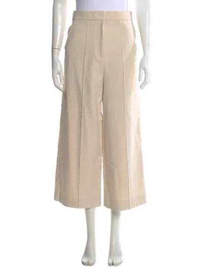Pre-owned Tibi Wide Leg Pants In Neutral