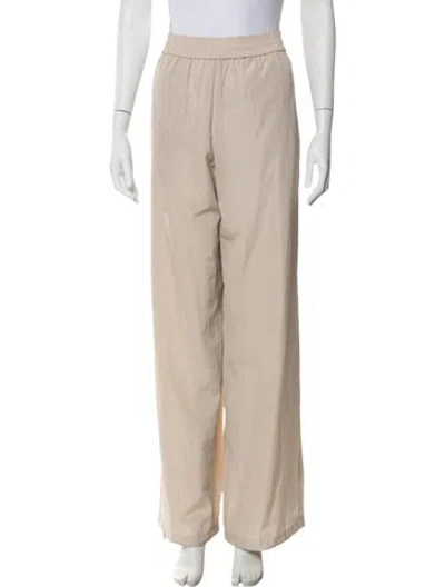 Pre-owned Tibi Wide Leg Pants In Neutral