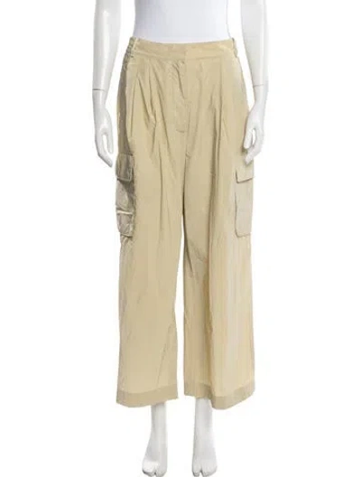 Pre-owned Tibi Wide Leg Pants In Neutral