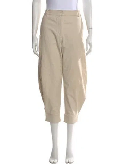 Pre-owned Tibi Wide Leg Pants In Neutral