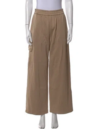 Pre-owned Tibi Wide Leg Pants In Neutral