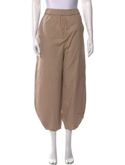 Pre-owned Tibi Wide Leg Pants In Neutral