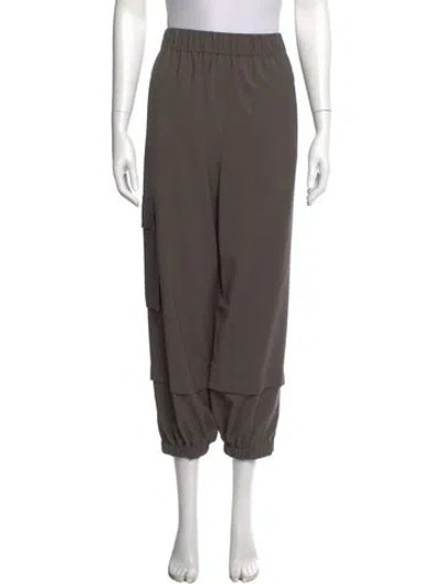 Pre-owned Tibi Wide Leg Pants In Neutral