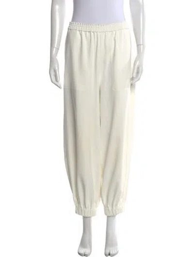 Pre-owned Tibi Wide Leg Pants In Neutral