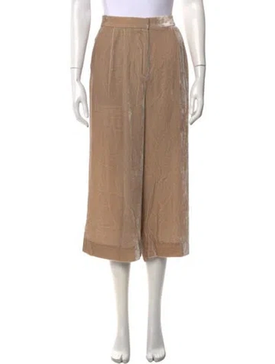 Pre-owned Tibi Wide Leg Pants In Neutral