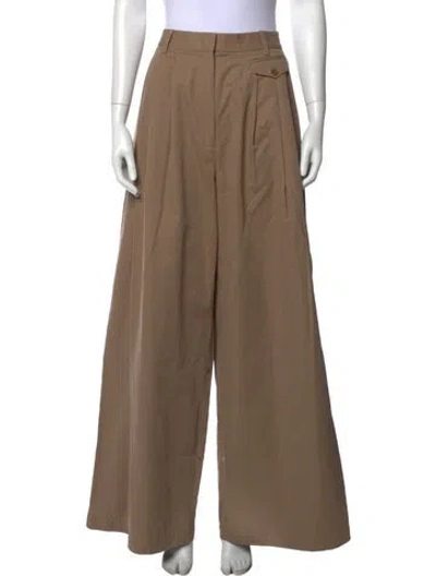 Pre-owned Tibi Wide Leg Pants In Neutral