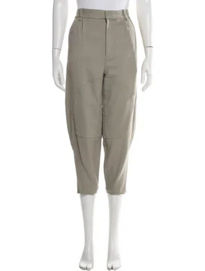 Pre-owned Tibi Wide Leg Pants In Neutral