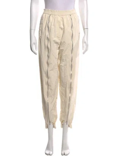 Pre-owned Tibi Wide Leg Pants In Neutral