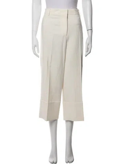 Pre-owned Tibi Wide Leg Pants In Neutral