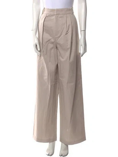 Pre-owned Tibi Wide Leg Pants In Neutral