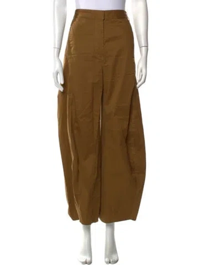 Pre-owned Tibi Wide Leg Pants In Neutral