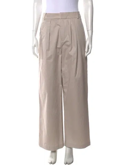 Pre-owned Tibi Wide Leg Pants In Neutral
