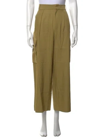 Pre-owned Tibi Wide Leg Pants In Neutrals