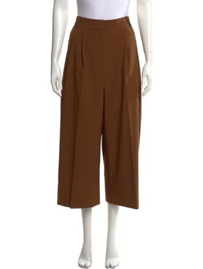 Pre-owned Tibi Wide Leg Pants In Neutrals