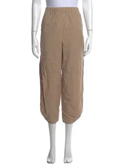 Pre-owned Tibi Wide Leg Pants In Neutrals