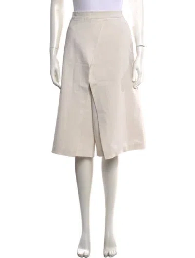 Pre-owned Tibi Wide Leg Pants In Neutrals